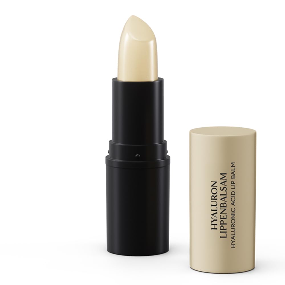 JUNGLÜCK Hyaluron Lippenbalsam Transparent - Vegan | Getönter Lippenpflegestift mit dezentem Vanilleduft für geschmeidig weiche Lippen | Lippenpflege mit BIO Aloe Vera für langanhaltende Pflege