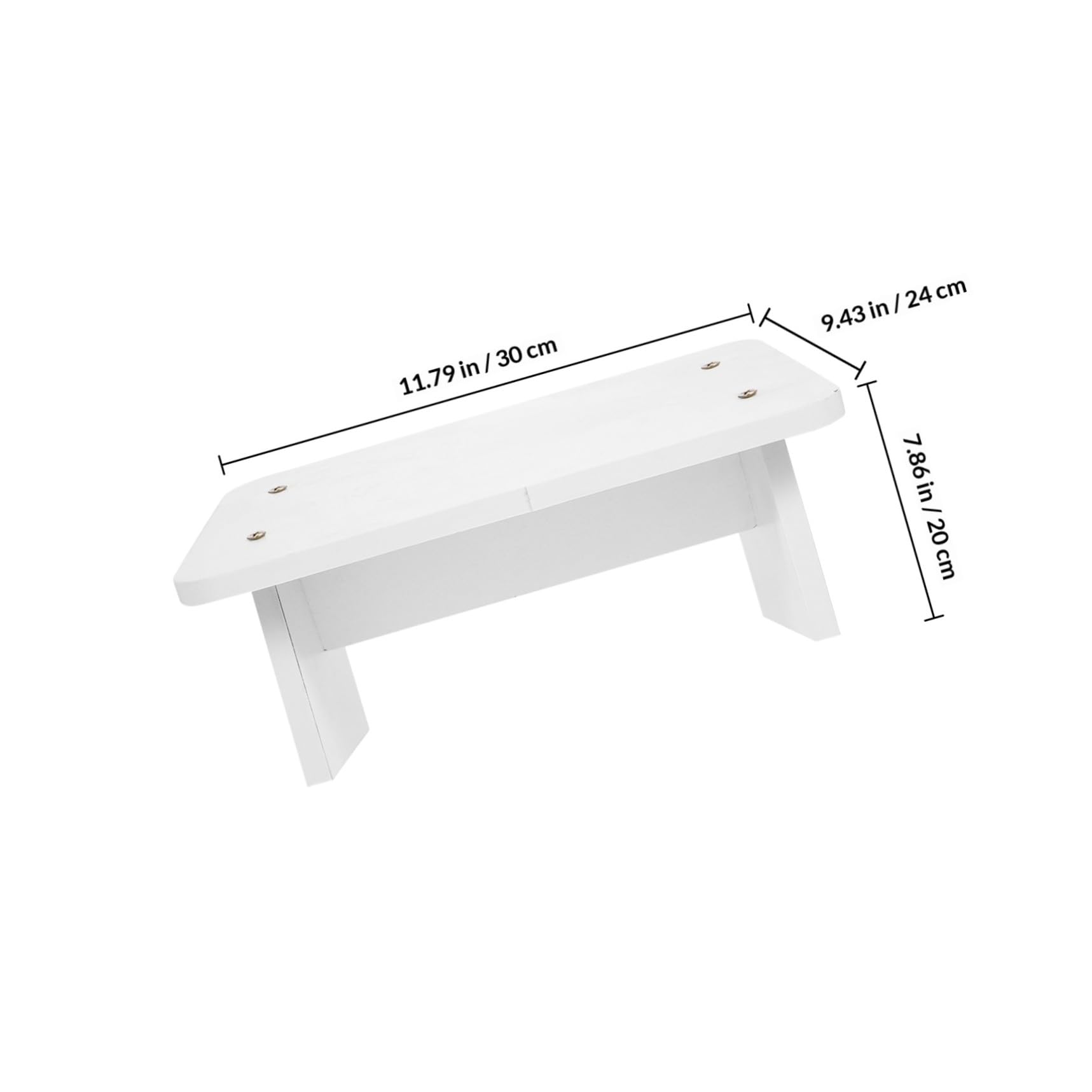 TOPBATHY Poggiapiedi Ergonomico in Legno Finitura Naturale, Supporto per Postura Seduta Eretta da Affaticamento, per Tavolo in Casa