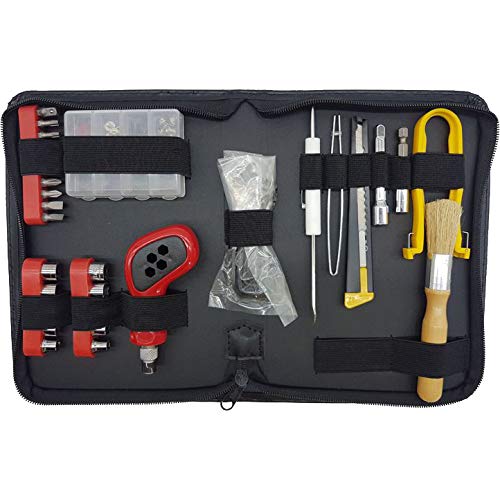 Computer Service Kit with Screwdrivers, Sockets, Tweezers, IC Extractor/Inserter, Hex Keys, Screws, Jumpers, Brush, and More (Model CTK8) by EX ELECTRONIX EXPRESS