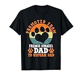 Promu par l'épagneul français papa drôle français Setter Humour T-Shirt
