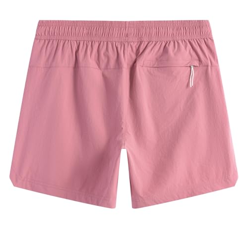 Image of maamgic Mens Swim Trunks 5 inch with Compression Liner Stretch Quick Dry Swim Shorts Swimming Trunks Bathing Suits