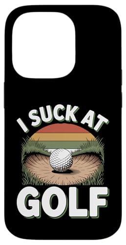 I Suck At Golf Joke ʔSt s Ȓj St X}zP[X iPhone 14 Pro p