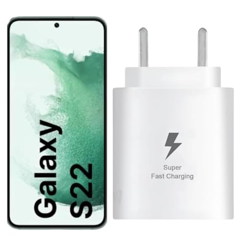 Image of Original 25Watt Fast Adapter Compatible with Samsung | M51 / M42 / F23 5G / M53 5G / M52 5G / M33 (Only Adapter) - White | GFR581
