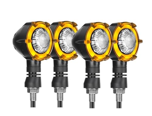 Clignotant LED pour moto rétro haut de gamme bicolore 12V