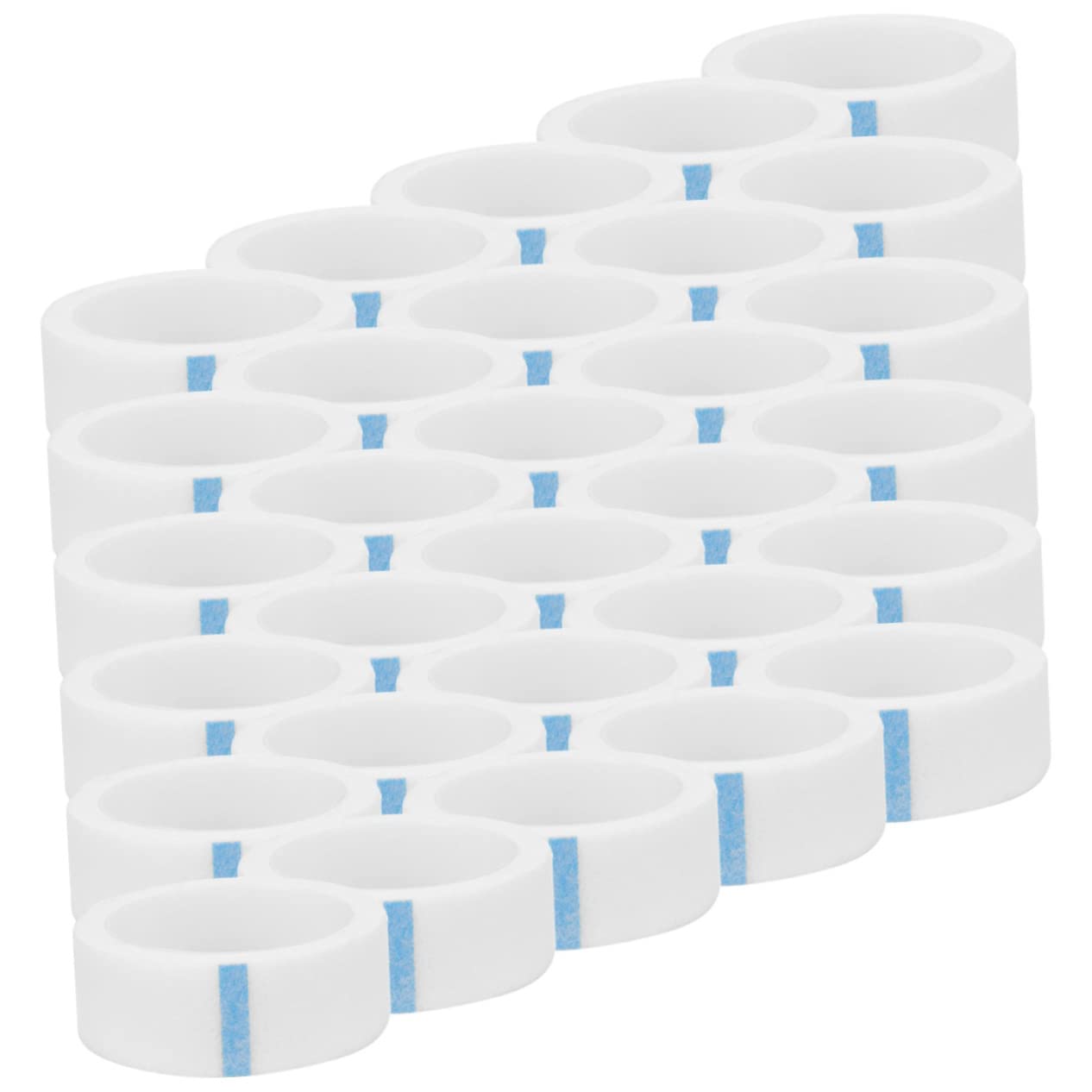 POPETPOP 40 Rollos cinta colorida extensiones de pestañas suministros cinta de extensión de pestañas suministros de extensión de pestañas respirable cinta adhesiva extender tela no tejida