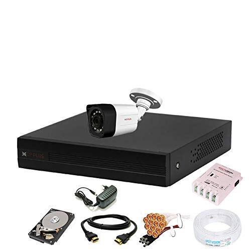CP Plus Wired 4 Channel HD DVR 1080p, Outdoor Camera 2.4 MP, 500 GB Hard Disk, Full Combo Set-image-21