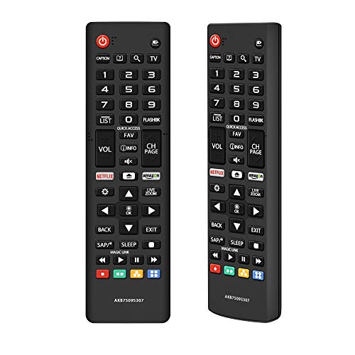 Gvirtue AKB75095307 Remote Control Compatible Replacement for LG TV 32LJ550B 55LJ5500 55UJ6050 43UJ6200