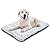 JOEJOY Dog Bed Mattress Small Puppy Bed Mat Washable Dog Crate Mattress Comfortable Dog Cushion Warm Dog Mattress with Anti-Slip Bottom Collapsible Dog Bed Pad Blanket Dog Cats Kennel (23x18inchs)