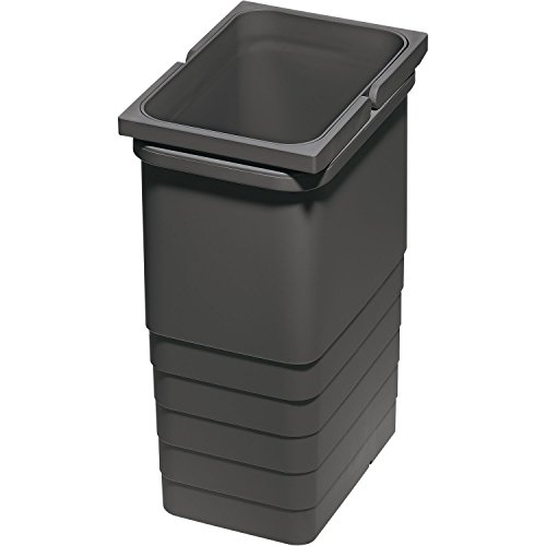 Preisvergleich Produktbild NINKA Abfallbehälter eins2vier / eins2fünf, 8 L, BxHxT: 153x310x230mm dunkelgrau