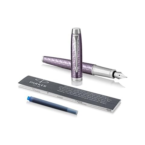 PARKER IM Fountain Pen in Dark Violet Cover