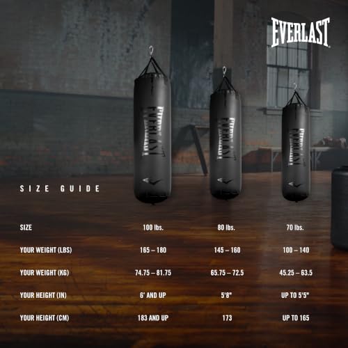 Image of Everlast Elite Punching Bag | Durable Boxing MMA, Adults | Muay Thai