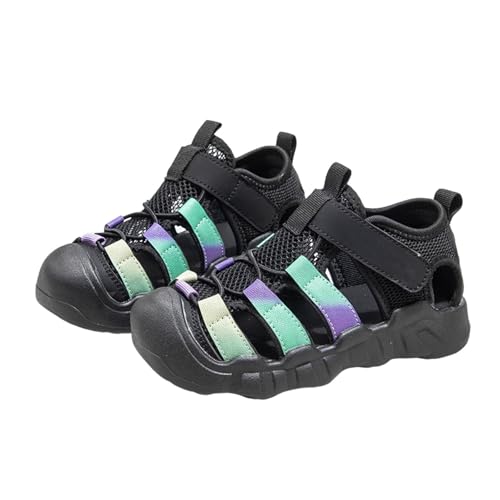 Zapatillas Running NiñA,Zapatillas Deportivas para NiñAs PequeñAs Y NiñOs Ligeras Transpirables con Cierre De Velcro Informales para Uso Diario Juegos Al Aire Libre Y Actividades En La Playa