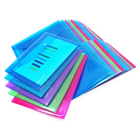 Rapesco A5 Popper Wallets, Pack of 25 Cover