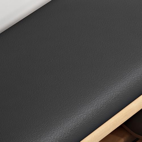 Banc à chaussures avec coussin confortable et étagère de rangement - 4