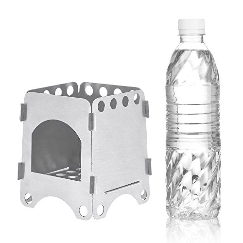 Lixada Ultraleve Camping Fogão De Madeira Dobrável Fogão de Bolso Ao Ar Livre Mochila Cozinhar Fogão