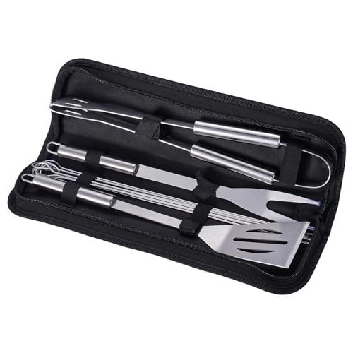 Set de 12 Piezas de Herramientas para Parrilla de Acero Inoxidable miniatura 1