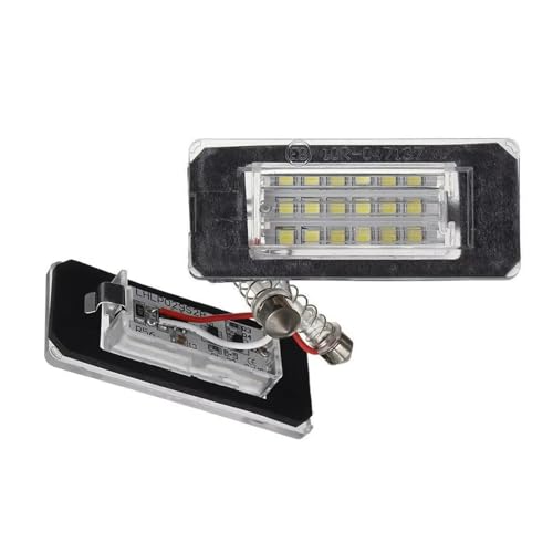 Luces de matrícula LED para Mini Cooper R56 plafón blanco de iluminación trasera para coche 2