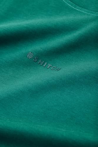 Image of SNITCH Men Polo Plus Size T-Shirt | Knitted Solid Polo with Contrast Tipped Collar & Logo Embroidery | 100% Cotton Breathable Lightweight Smart Casual Wear