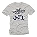 Produktbild Motorradbekleidung für Herren - Honda CB 550 Vintage Cafe Racer - Motorrad Zubehör Biker Shirt für Männer grau XXXL