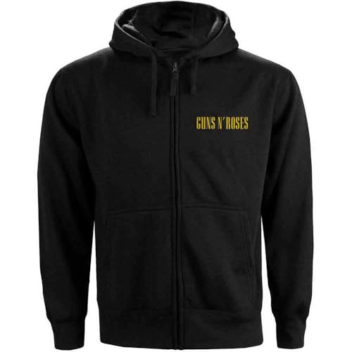 Image of Rock Off officially licensed products Guns N' Roses Classic Logo Official Unisex Hoodie Hooded Top (X-Large)