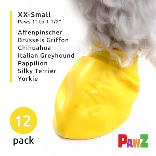 PAWZ PAWC-XXS Hundestiefel, gelb
