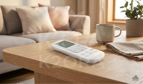 Image of K2 Remotes Compatible for Samsung Split Inverter AC Remote (AC-144) - LCD Display Replacement Remote | 5 Year Warranty | Works Only When Old Remote Matches