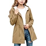 CSKJ Regenjacke Mädchen 5-16 Jahre Wasserabweisende Kapuzenjacke Windbreaker Übergangsjacke mit Taschen Kordelzug Taille Leichte Outdoor Jacke Freizeitjacke für Frühling Herbst