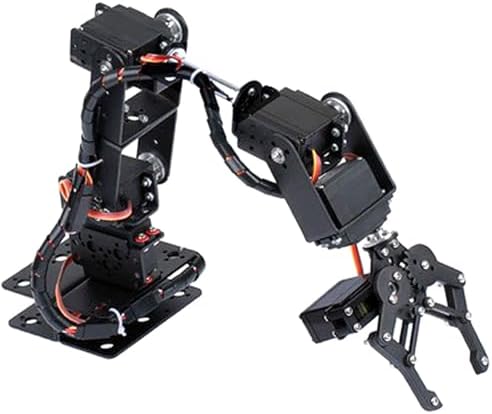 Garosa 6DOF Robot Mechanical Arm Clamp Claw Kit MG996 Analog Steering Gear for College Teaching and DIY Production