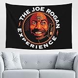 AMIOUDR Joe Rogan Tapestry 60 x 40 inch Wall Art for Living Room & Bedroom