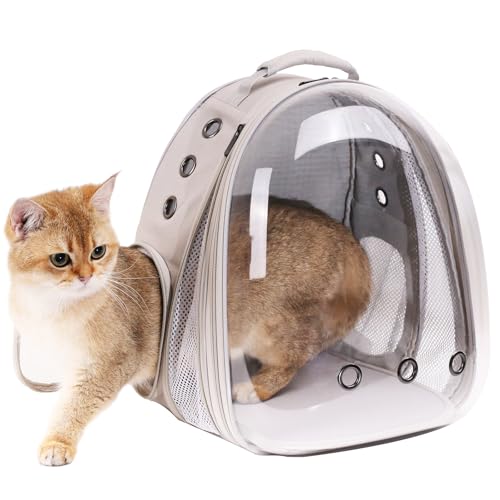Sac à dos extensible pour chat jusqu'à 9 kg, bulle hublot pour voyage - 7