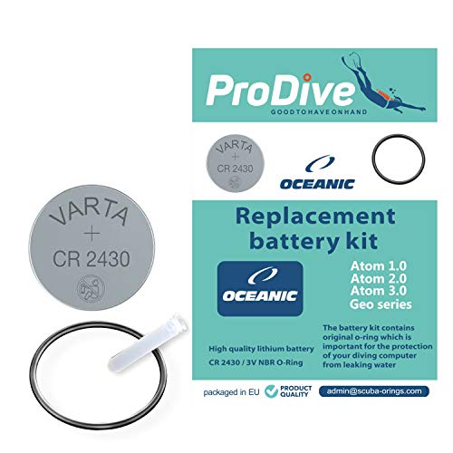 Kit batteria per computer subacqueo Atom e Geo