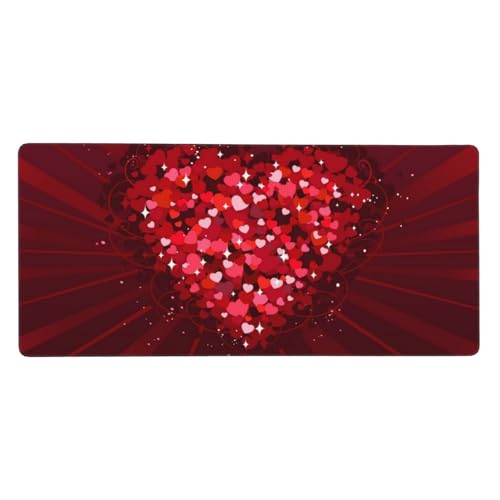 Tapis de souris grand format pour éviter les glissements de clavier