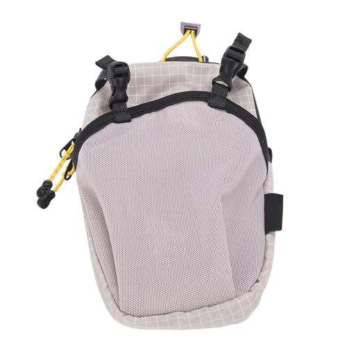 ZDAGELD Bolso para Teléfono Celular, Correa para el Hombro Desmontable, Resistente Al Agua para Correr, Caminar, Andar en Bicicleta con Almacenamiento para Llaves, Tarjetas, Gafas de (Gris)