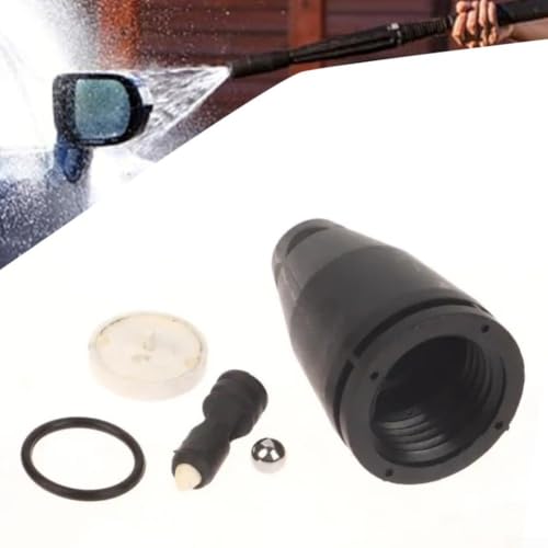 Cabezal de boquilla rotativa turbo de alta presión para Karcher K2 K3 K4 K5 Series Spray Wand Lance Kit de reparación de plástico y latón construcción 040 tamaño
