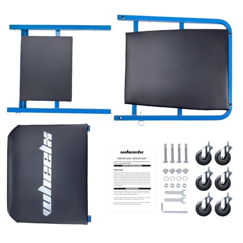 WheelX Mechanic Creeper 30 inches 3-in-1 Mode Z Seat 340lbs...