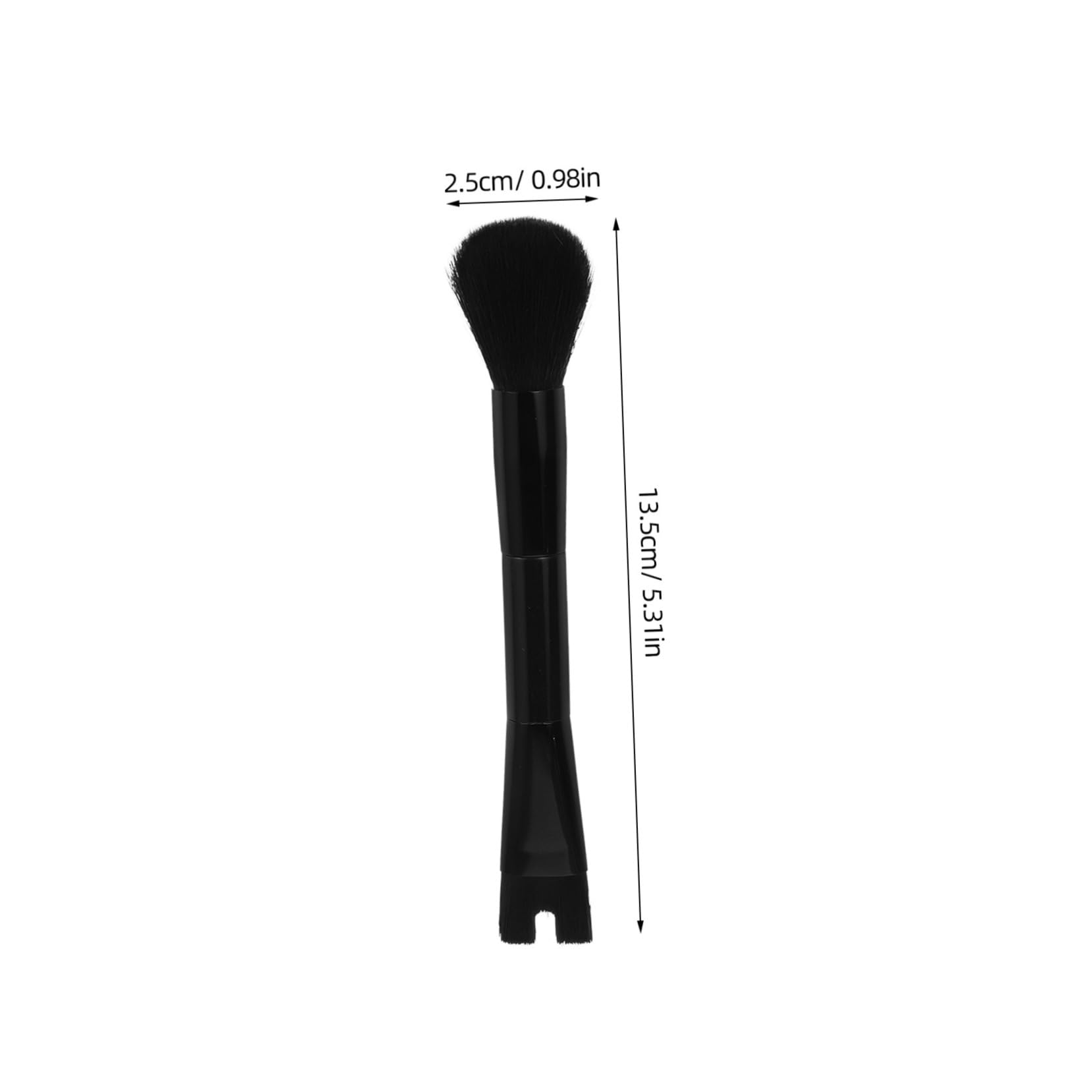 WRITWAA High Nose Bridge Contour Brush Dual Ended Makeup Brush Set Soft Plastic Nylon Nose Shadow Beauty Routine Essential
