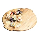 MADERA DE ACACIA NATURAL: La tabla está terminada con un tono de madera natural ofreciendo así un aspecto rústico y gran durabilidad