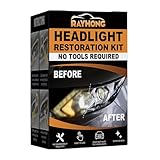 ZoraYorce Auto-Scheinwerfer-Restaurierungsset zur Entfernung von Gelbtrübung und Kratzern,...