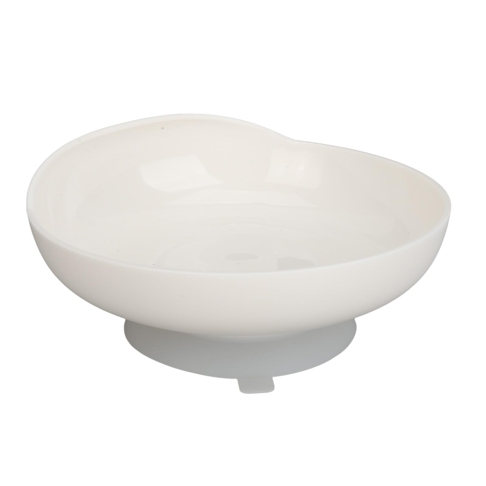 Saluaqui High Low Adaptive Bowl, Spill Proof Scoop Plate, Reduced Spillage, Easy Food Scooping, Anti Skid Base, for People with Special Needs