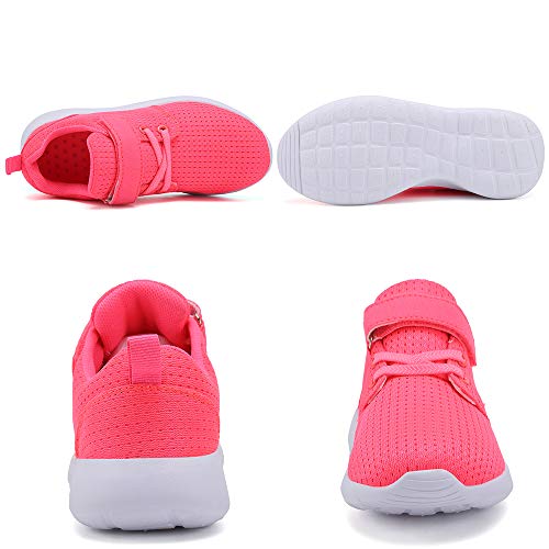 Image of TOEDNNQI Kids Shoes Toddler Boys Girls Lightweight Strap Sneakers | Breathable Casual Tennis Walking Comfortable Running School Non-Slip Little /Big Child