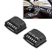Audio Crossover, Universal 2 Way Speaker Frequency Divider High Frequency Capacitors 2pcs Black for Car