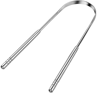 Limpador de Língua Profissional Premium em Aço Inox Cirúrgico Polido – Experiência de Higiene Bucal Superior com Tecnologia de Precisão, Conforto Ergonômico e Design Elegante para um Ritual Diário de Autocuidado, Frescor e Bem-Estar Duradouros DUPIN