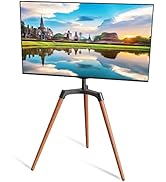 PUTORSEN Support TV Universel avec trépied, trépied Easel, Jusqu'à 65'' et Max 35kg TV, Pivotant ...
