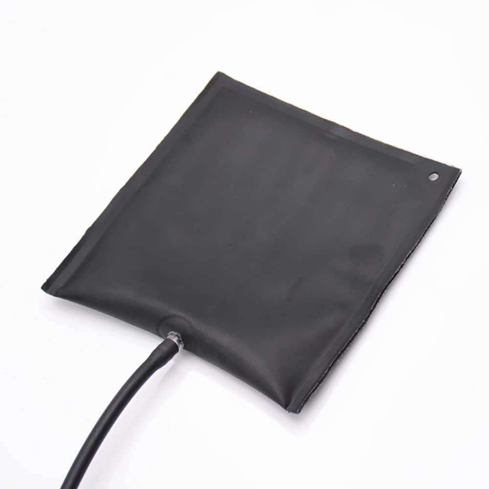 Bomba de cuña de aire, paquete de alineación de cuña de aire inflable TPU para puerta de coche abridor de puerta para puertas ventanas herramienta de instalación negro 15 x 16 cm