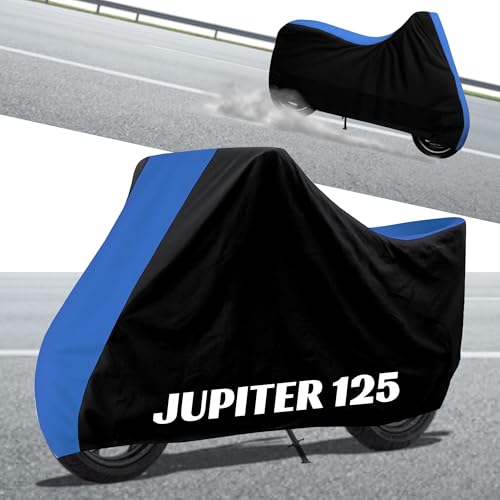 Image of Stylish Water Resistant Scooty Body Cover Compatible with Jupiter 125 & All Models | UV Protection, Dustproof, Heat Resistant, Two Wheeler | New All Weather Protection, Dust & Rain