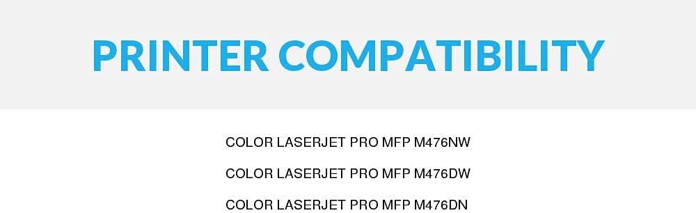 SPEEDYINKS Compatible Toner Cartridge Replacement for HP 312X / CF380X High-Yield (Black, 2-Pack) Compatible with HP Color LaserJet Pro MFP M476nw MFP M476dw MFP M476dn