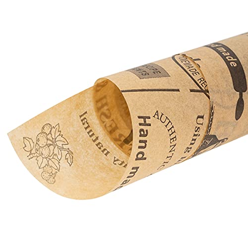 Deli Paper Sheets, 100 Sheets Wrap Paper 25 x 25 cm, Disposable Food Packaging Paper for Sandwich, Chips, Burgers, Cakes etc - Image 4