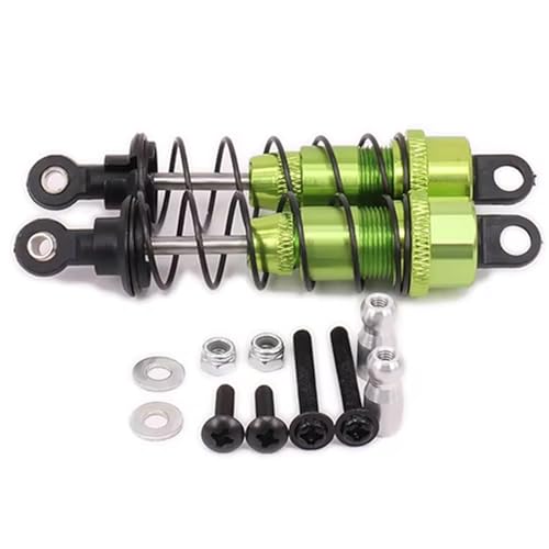 RC�J�[�A�b�v�O���[�h�p�[�c Compatible With Hobby For HPI WR8 For Flux 101212 107888 1/10 RC�J�[ �I�C���[�U�^�C�v �V���b�N�A�u�\�[�o�[ �_���p�[ 85MM(Green)