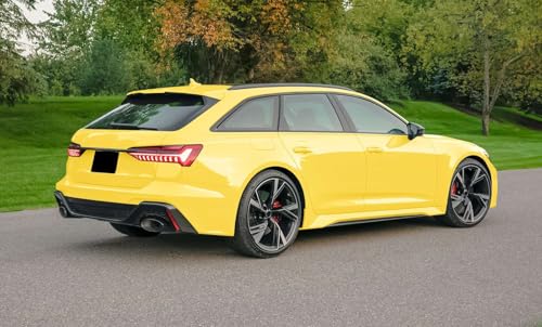 PPF película protectora contra arañazos coche amarillo limón DIY 7