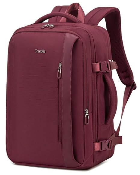 Image of Chantria by Arcitc Hunter Travel Backpack for Women 33L Large Laptop Backpack Expandable Clothes Pocket Waterproof Toiletry Pouch 180 Opening Multi-function 2 in 1 Office Backpack